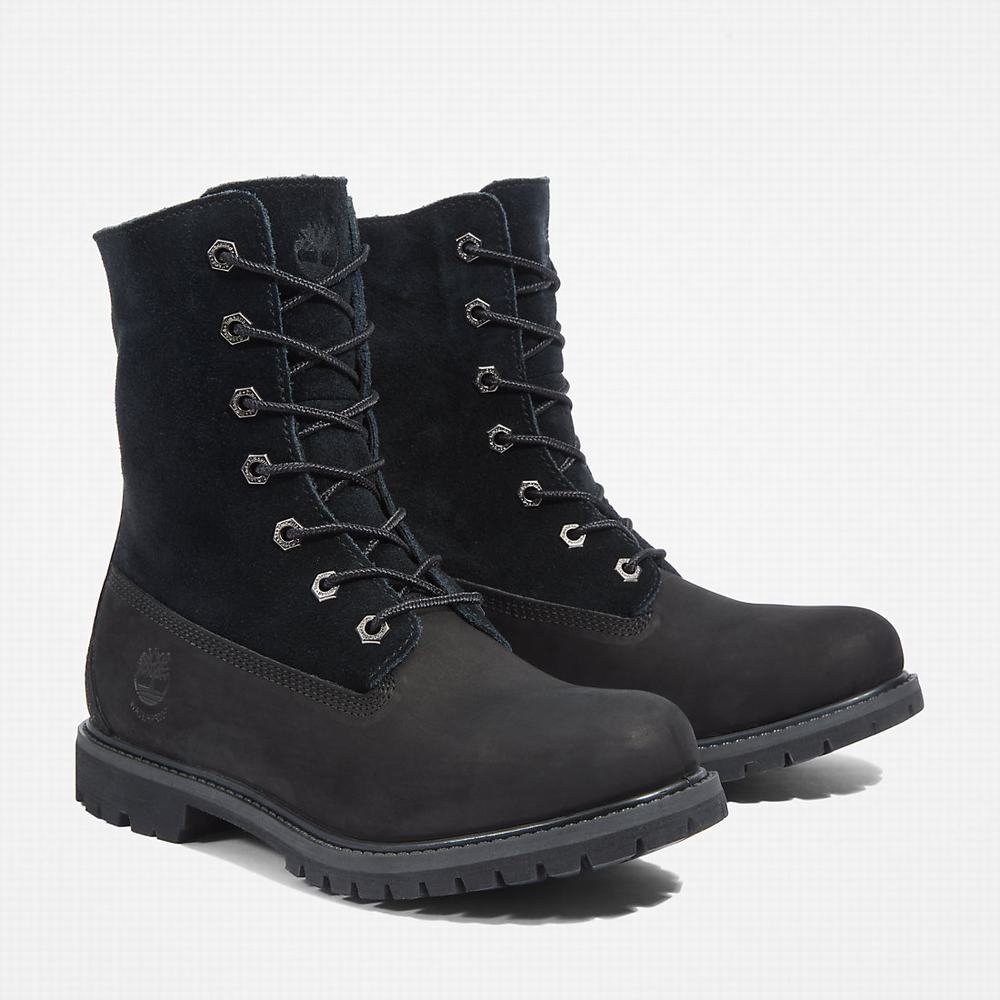 Timberland Authentic Fold-over Bot Kadın Siyah | TR-0325P