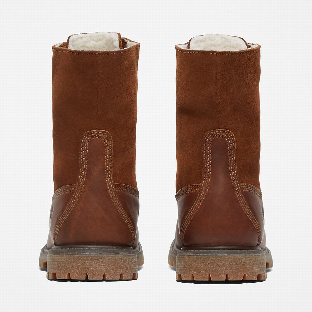 Timberland Authentic Fold-over Bot Kadın Kahverengi | TR-1970U