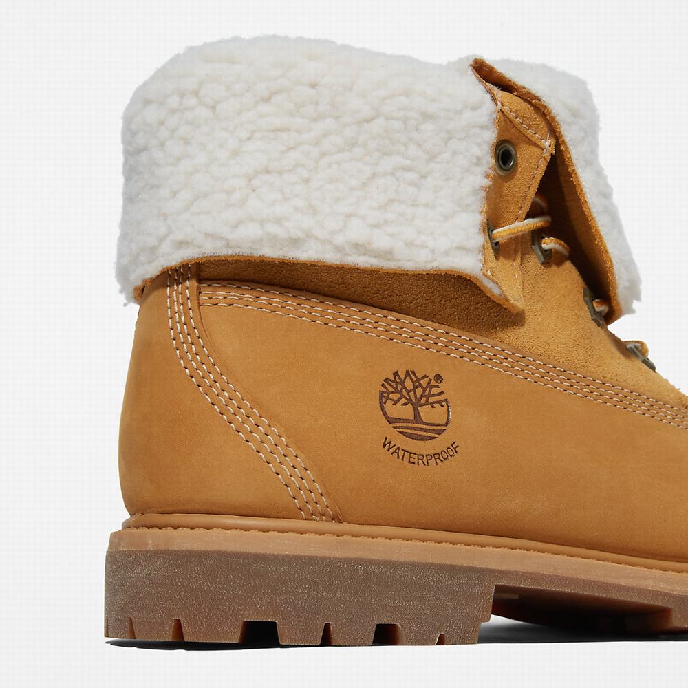 Timberland Authentic Fold-over Bot Kadın Sarı | TR-7510A