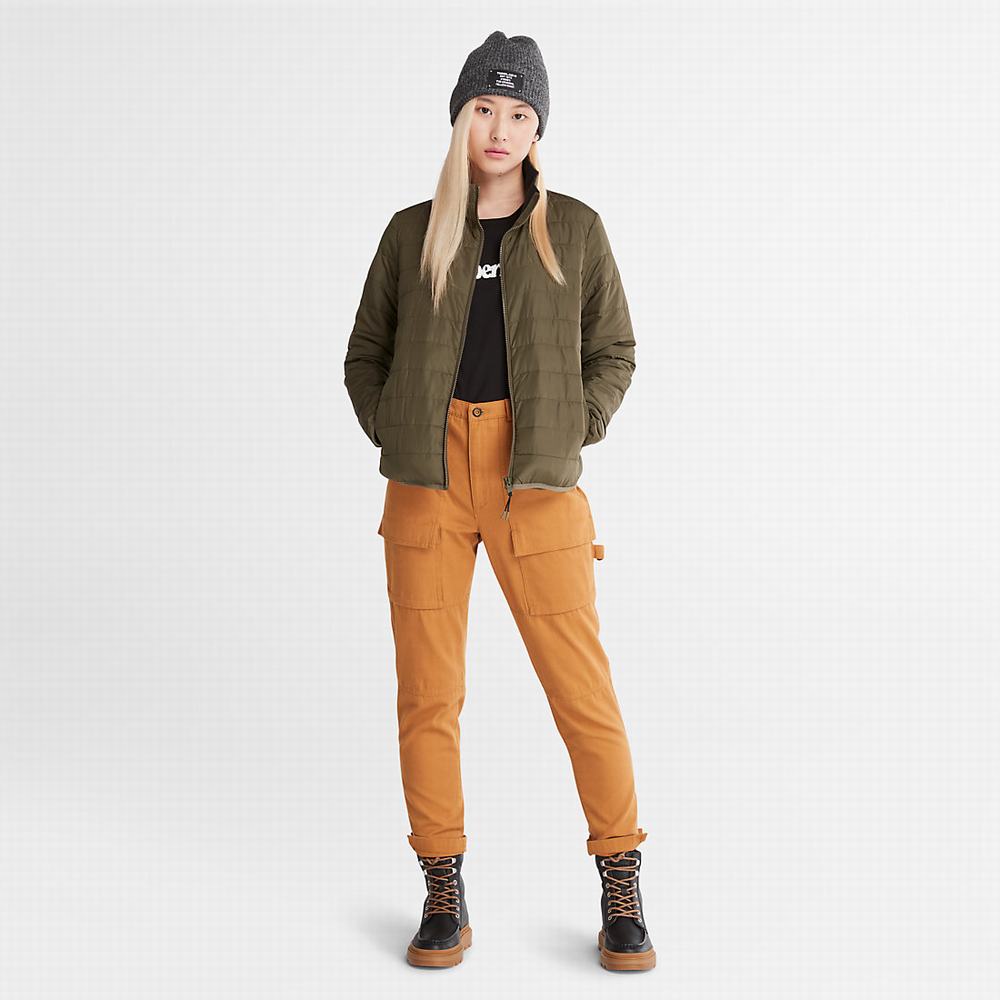 Timberland Axis Peak Ceket Kadın Yeşil | TR-0163A