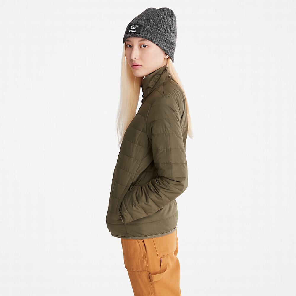 Timberland Axis Peak Ceket Kadın Yeşil | TR-0163A