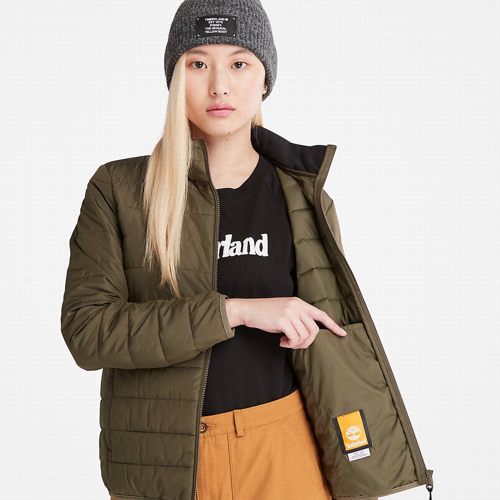 Timberland Axis Peak Ceket Kadın Yeşil | TR-0163A