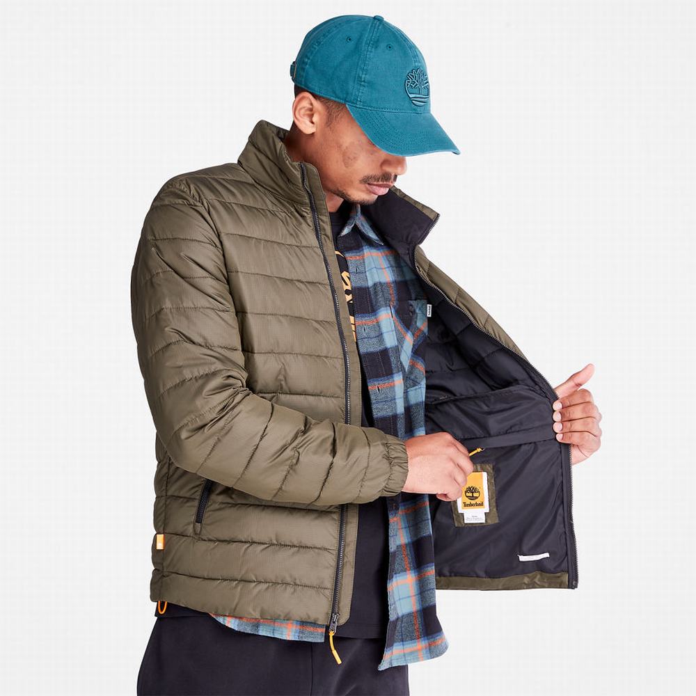 Timberland Axis Peak Su-Repellent Ceket Erkek Koyu Yeşil | TR-1689P