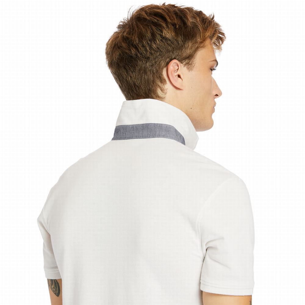 Timberland Baboosic Brook Polo Gömlek Erkek Beyaz | TR-0312J