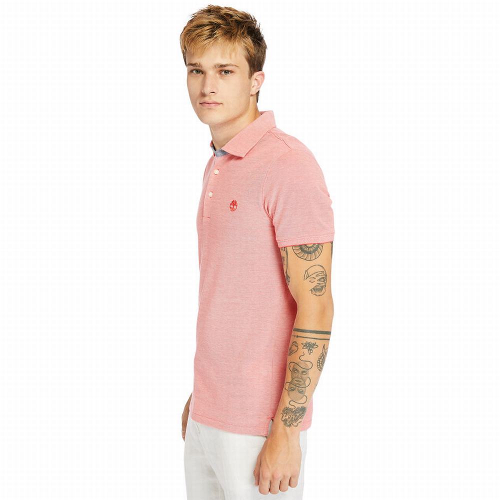 Timberland Baboosic Brook Polo Gömlek Erkek Kırmızı | TR-9370K