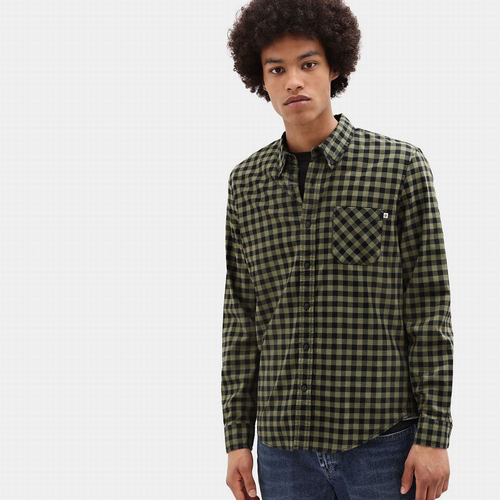 Timberland Back River Slim Check Gömlek Erkek Yeşil | TR-2835F