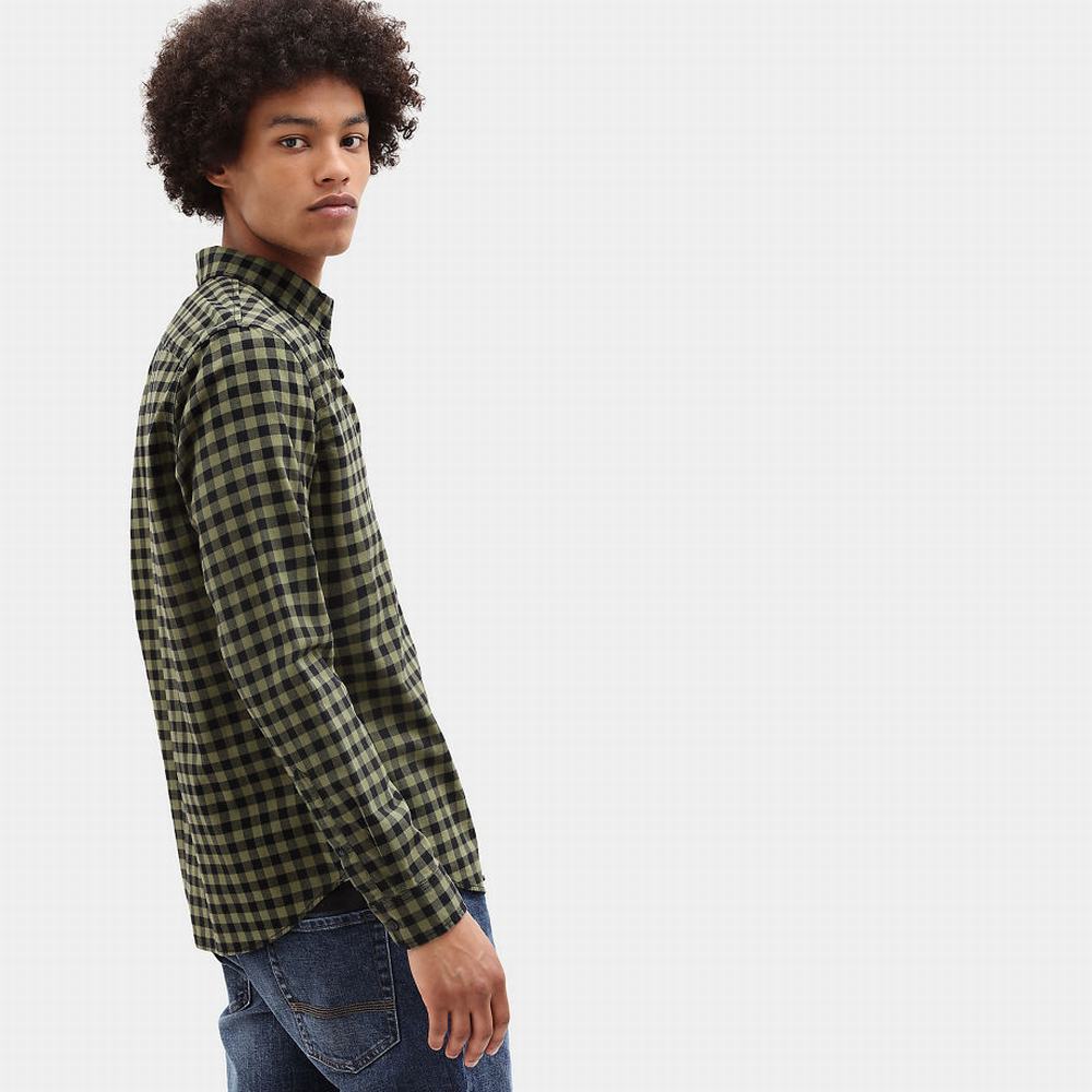 Timberland Back River Slim Check Gömlek Erkek Yeşil | TR-2835F