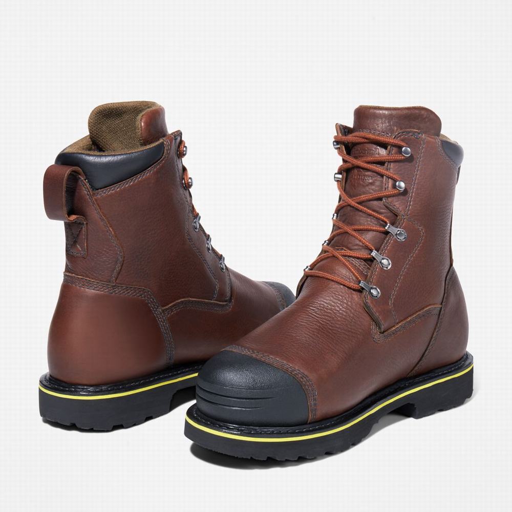 Timberland Bannack Met Guard Alloy Burunlu Iş Botu Erkek Kahverengi | TR-8536G