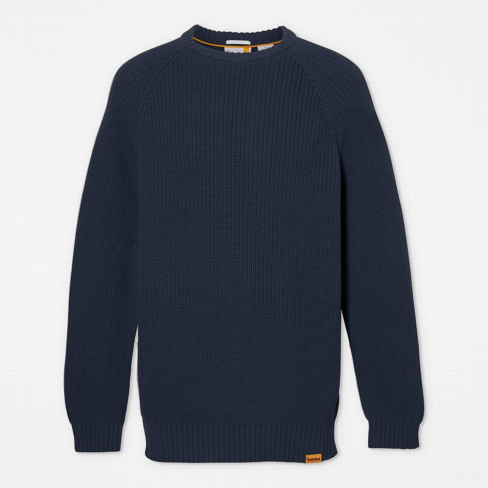 Timberland Beards Brook Crew-Neck Kazak Erkek Lacivert | TR-3129D