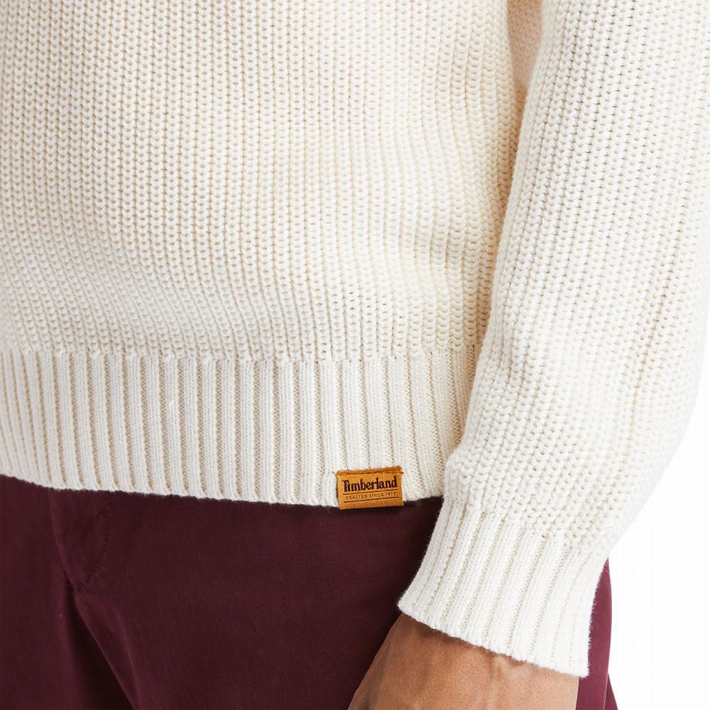 Timberland Beards Brook Crew-Neck Kazak Erkek Bej Rengi | TR-3708J