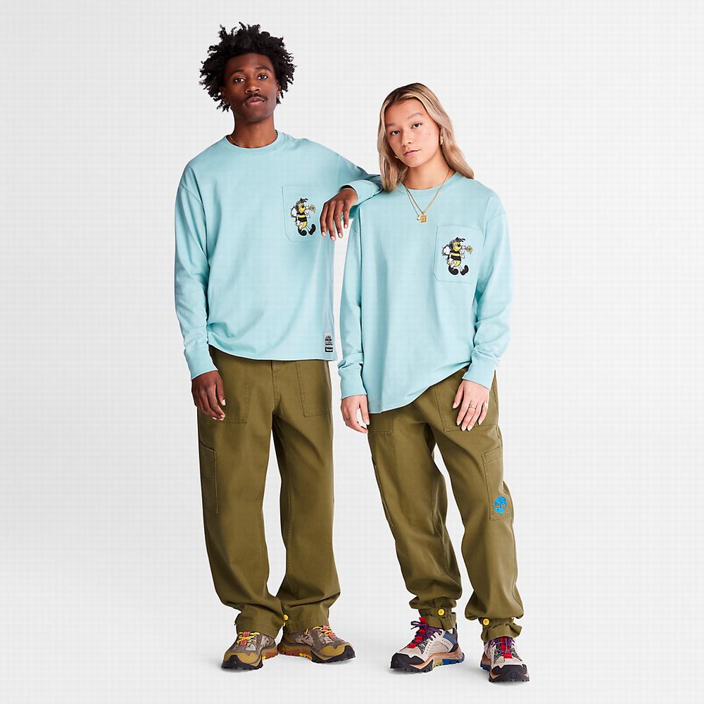Timberland Bee Line x Timberland® Geniş-leg Bottoms Pantolon Erkek Kahverengi | TR-1069T