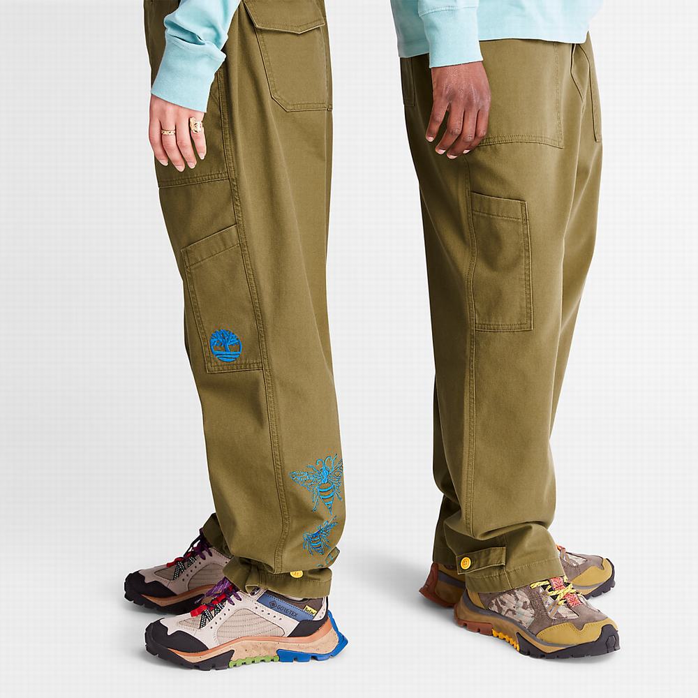 Timberland Bee Line x Timberland® Geniş-leg Bottoms Pantolon Erkek Kahverengi | TR-1069T
