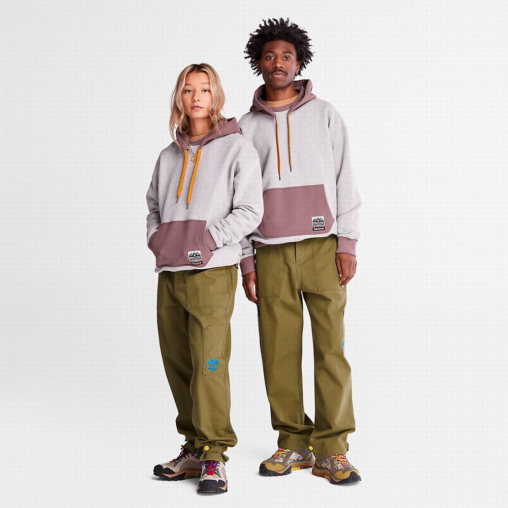 Timberland Bee Line x Timberland® Kapüşonlu Sweatshirt Erkek Gri | TR-6384P