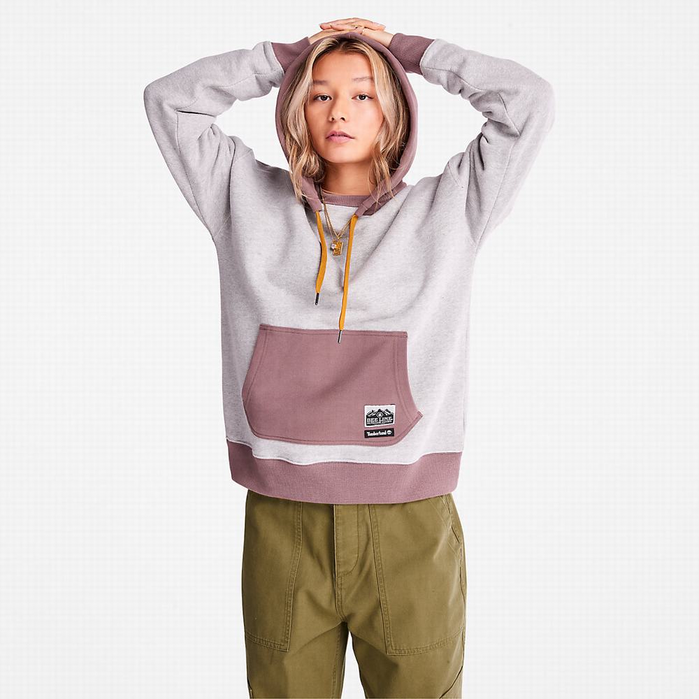 Timberland Bee Line x Timberland® Kapüşonlu Sweatshirt Erkek Gri | TR-6384P