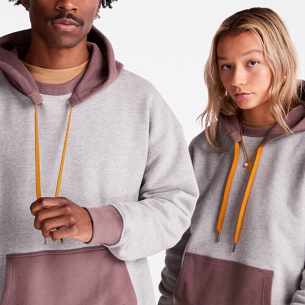 Timberland Bee Line x Timberland® Kapüşonlu Sweatshirt Erkek Gri | TR-6384P