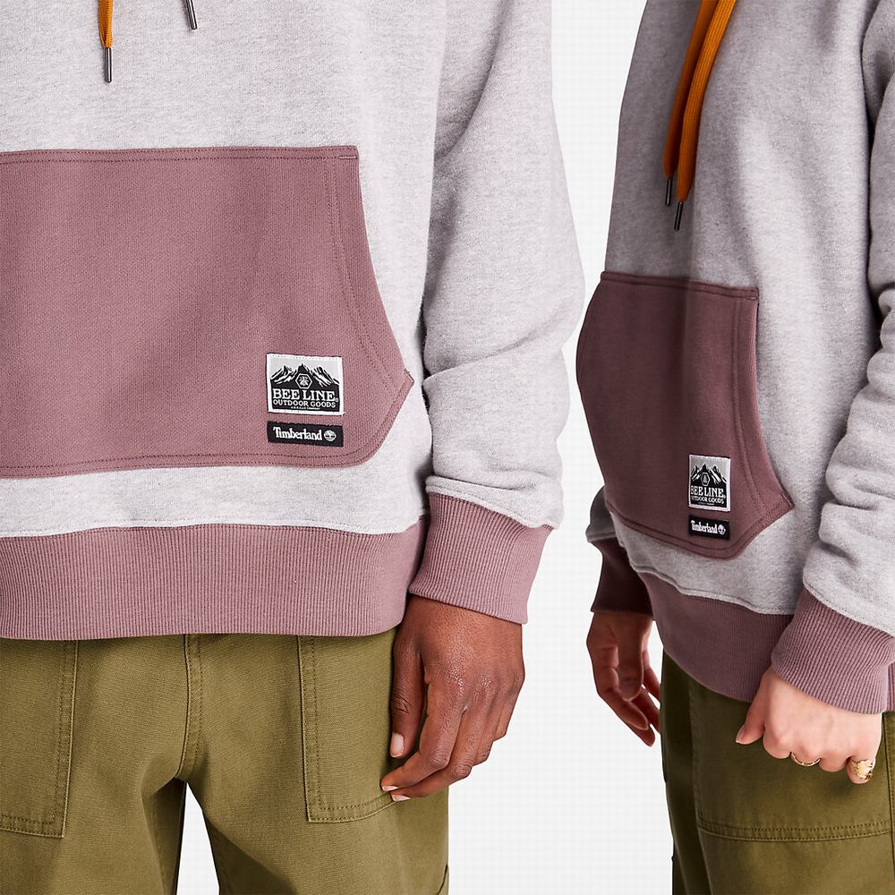 Timberland Bee Line x Timberland® Kapüşonlu Sweatshirt Erkek Gri | TR-6384P