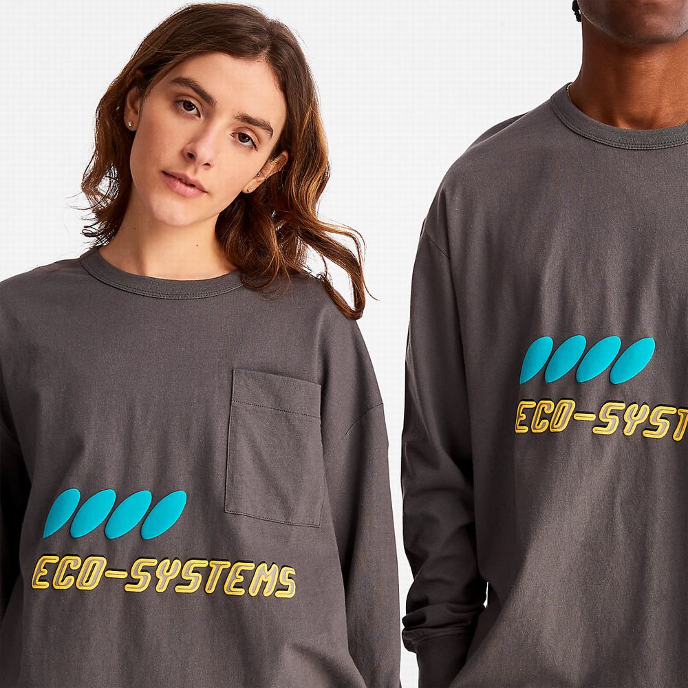 Timberland Bee Line x Timberland® Long-sleeved Tişört Erkek Gri | TR-7451E