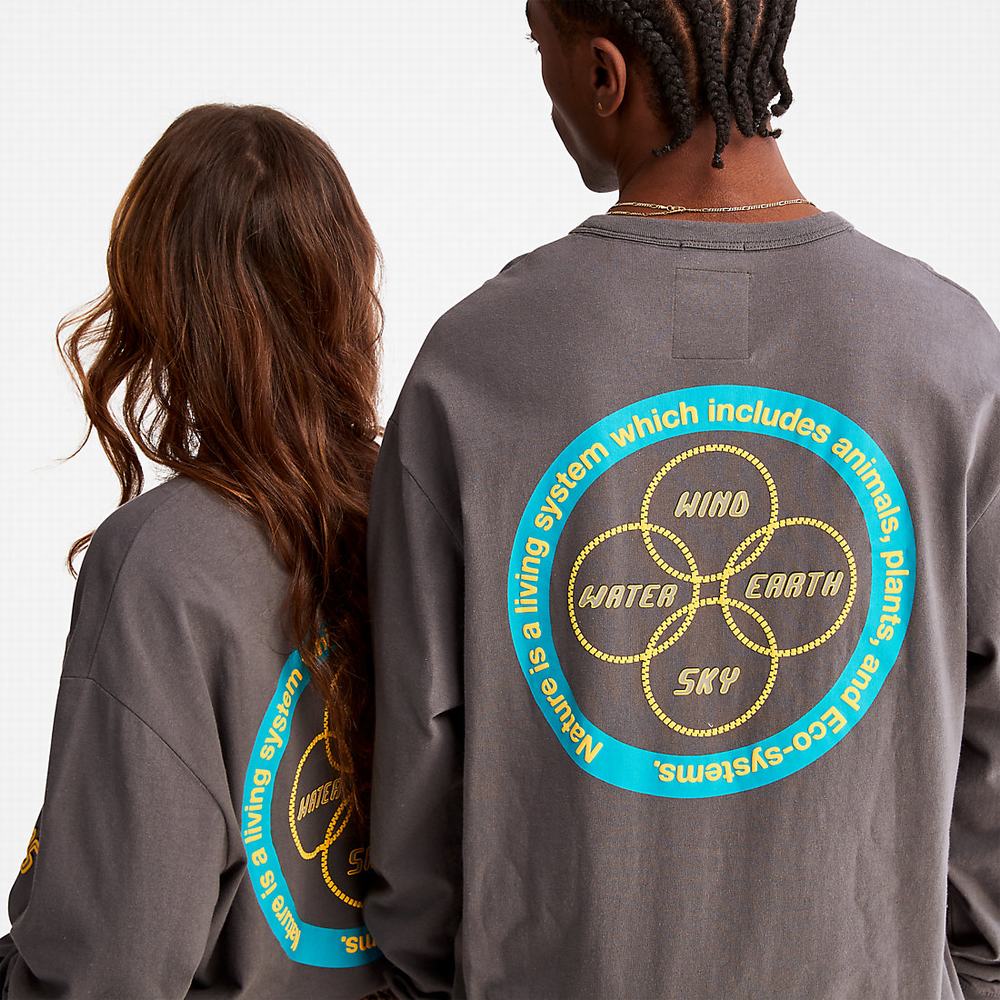 Timberland Bee Line x Timberland® Long-sleeved Tişört Erkek Gri | TR-7451E