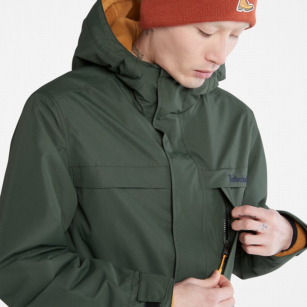 Timberland Benton 3-in-1 Ceket Erkek Koyu Yeşil | TR-6924Z