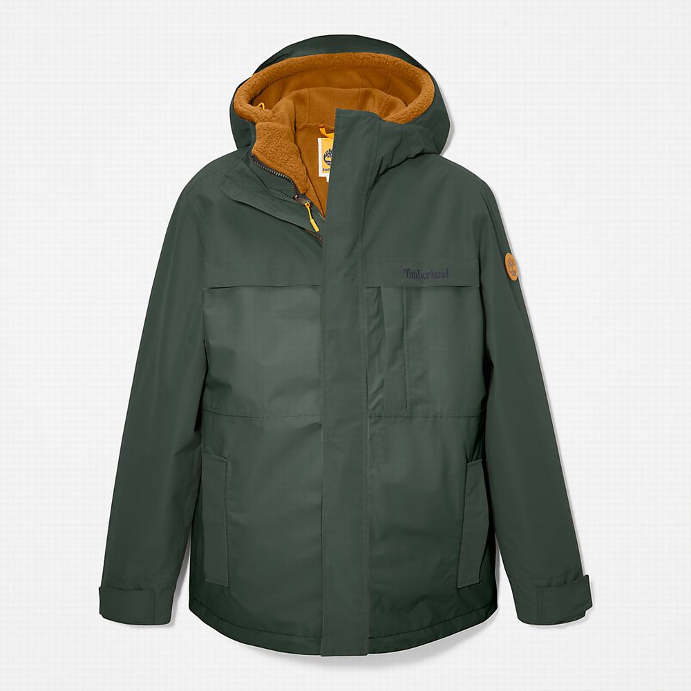 Timberland Benton 3-in-1 Ceket Erkek Koyu Yeşil | TR-6924Z