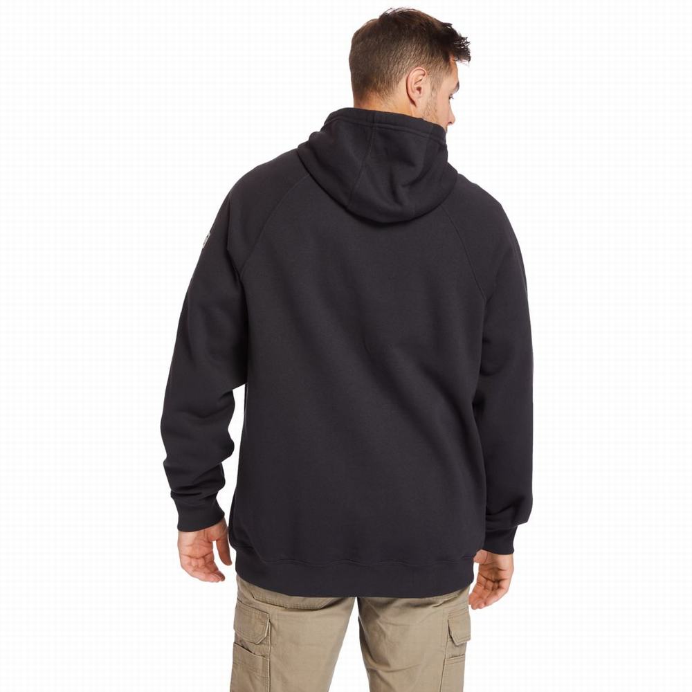 Timberland Big & Tall Timberland PRO® Hood Honcho Sport Kapüşonlu Sweatshirt Erkek Siyah | TR-0629L