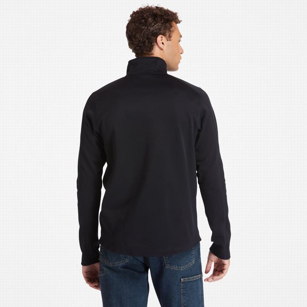 Timberland Big & Tall Timberland PRO® Understory Quarter-Zip Fleece Gömlek Erkek Siyah | TR-1958A