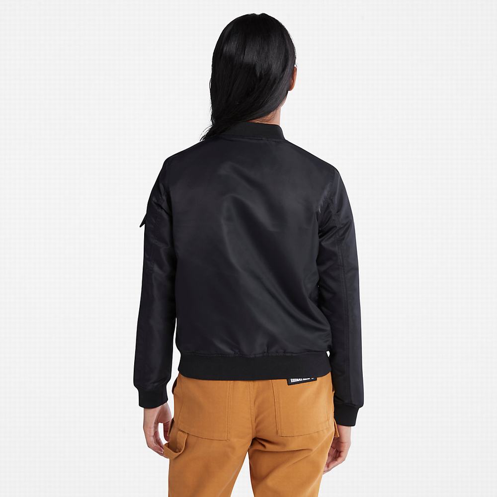 Timberland Bomber Ceket Kadın Siyah | TR-9657V