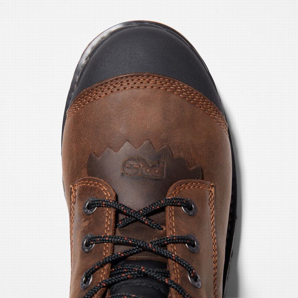 Timberland Boondock HD Logger Composite Burunlu Waterproof Iş Botu Erkek Koyu Kahverengi | TR-6239F