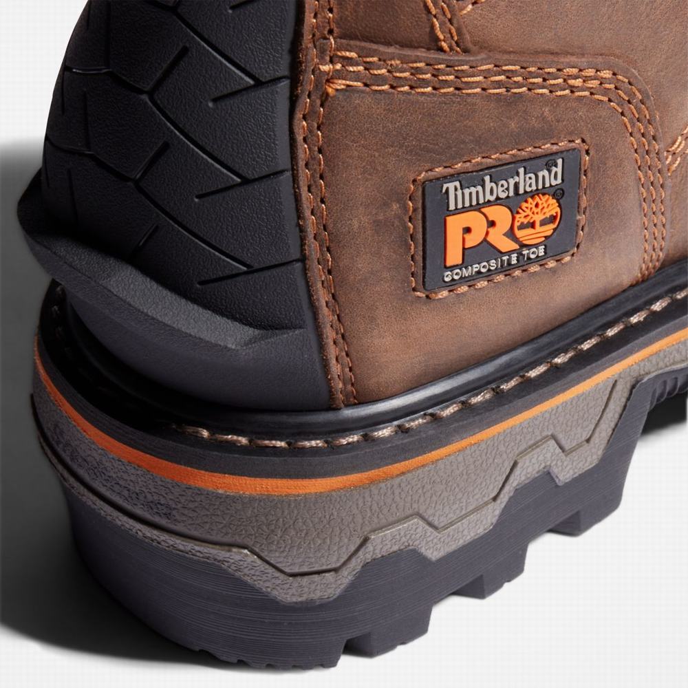 Timberland Boondock HD Logger Composite Burunlu Waterproof Iş Botu Erkek Koyu Kahverengi | TR-6239F