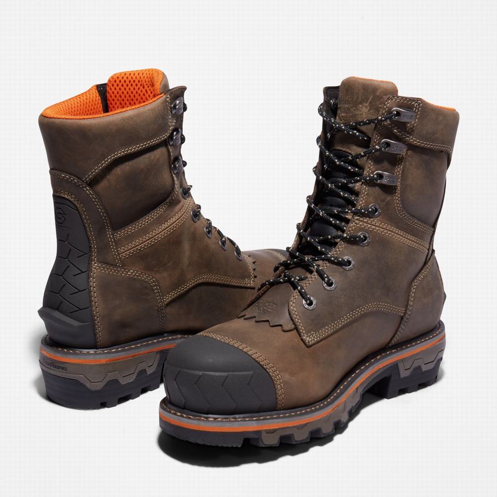 Timberland Boondock HD Logger Composite Burunlu Waterproof Iş Botu Erkek Kahve | TR-6975F