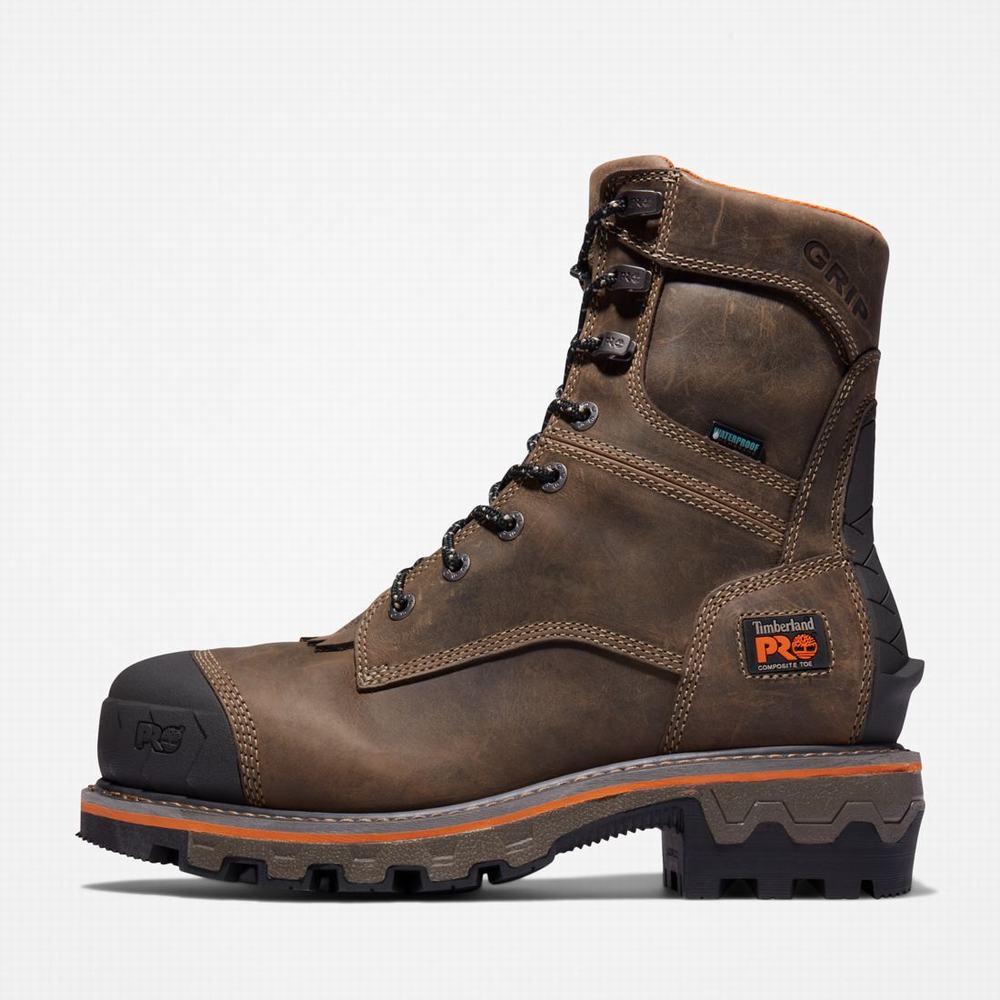 Timberland Boondock HD Logger Composite Burunlu Waterproof Iş Botu Erkek Kahve | TR-6975F