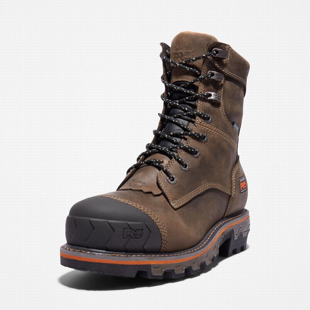 Timberland Boondock HD Logger Composite Burunlu Waterproof Iş Botu Erkek Kahve | TR-6975F