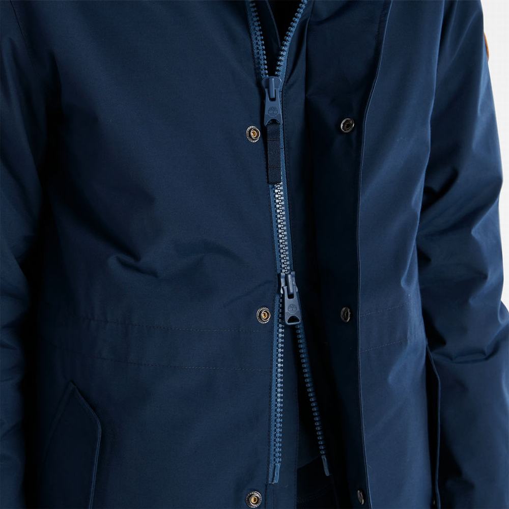 Timberland Boundary Peak 3-in-1 Fishtail Parka Ceketler Erkek Lacivert | TR-3192V