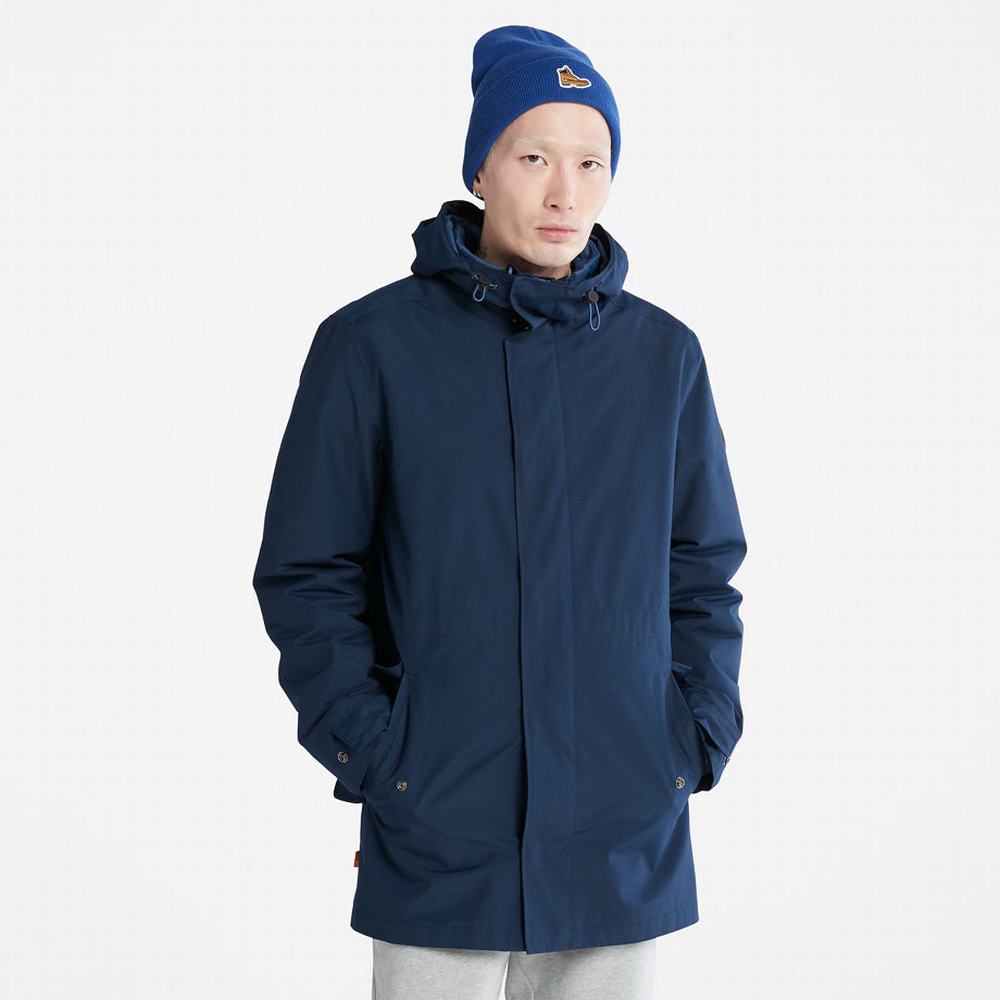 Timberland Boundary Peak 3-in-1 Fishtail Parka Ceketler Erkek Lacivert | TR-3192V
