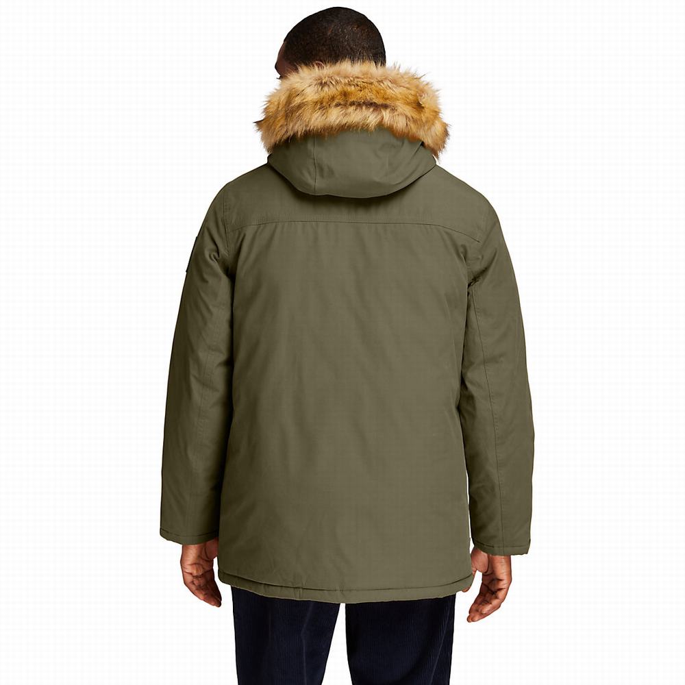 Timberland Boundary Peak Waterproof Insulated Parka Ceketler Erkek Koyu Yeşil | TR-2067J