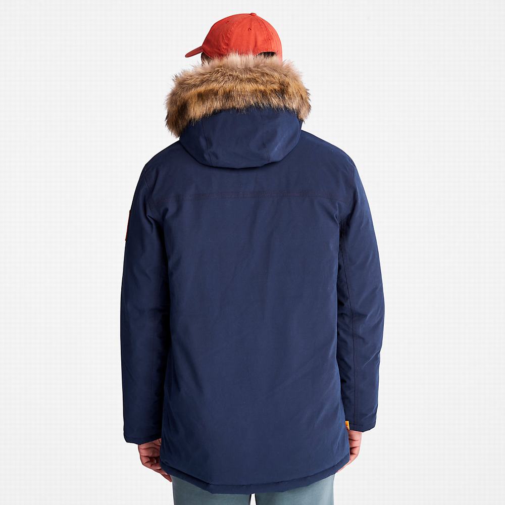 Timberland Boundary Peak Waterproof Insulated Parka Ceketler Erkek Lacivert | TR-2196G