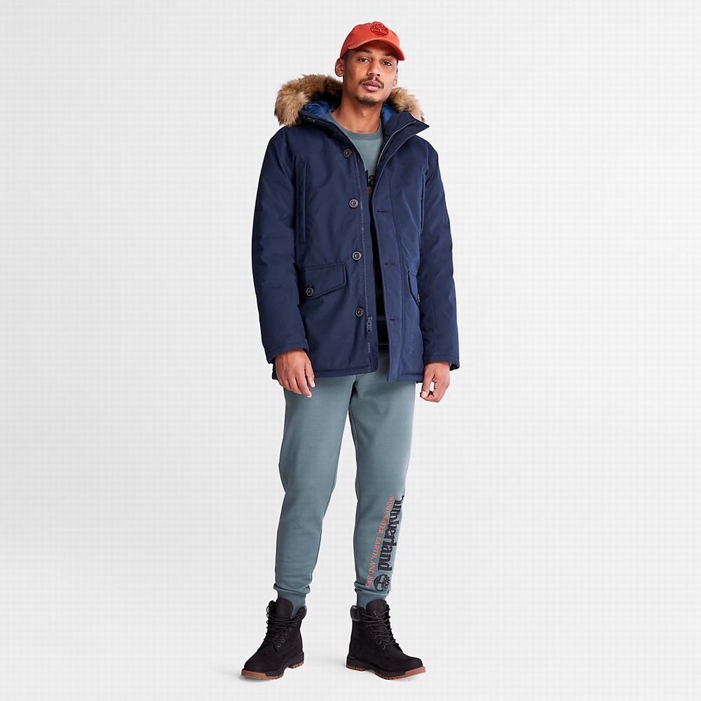 Timberland Boundary Peak Waterproof Insulated Parka Ceketler Erkek Lacivert | TR-2196G