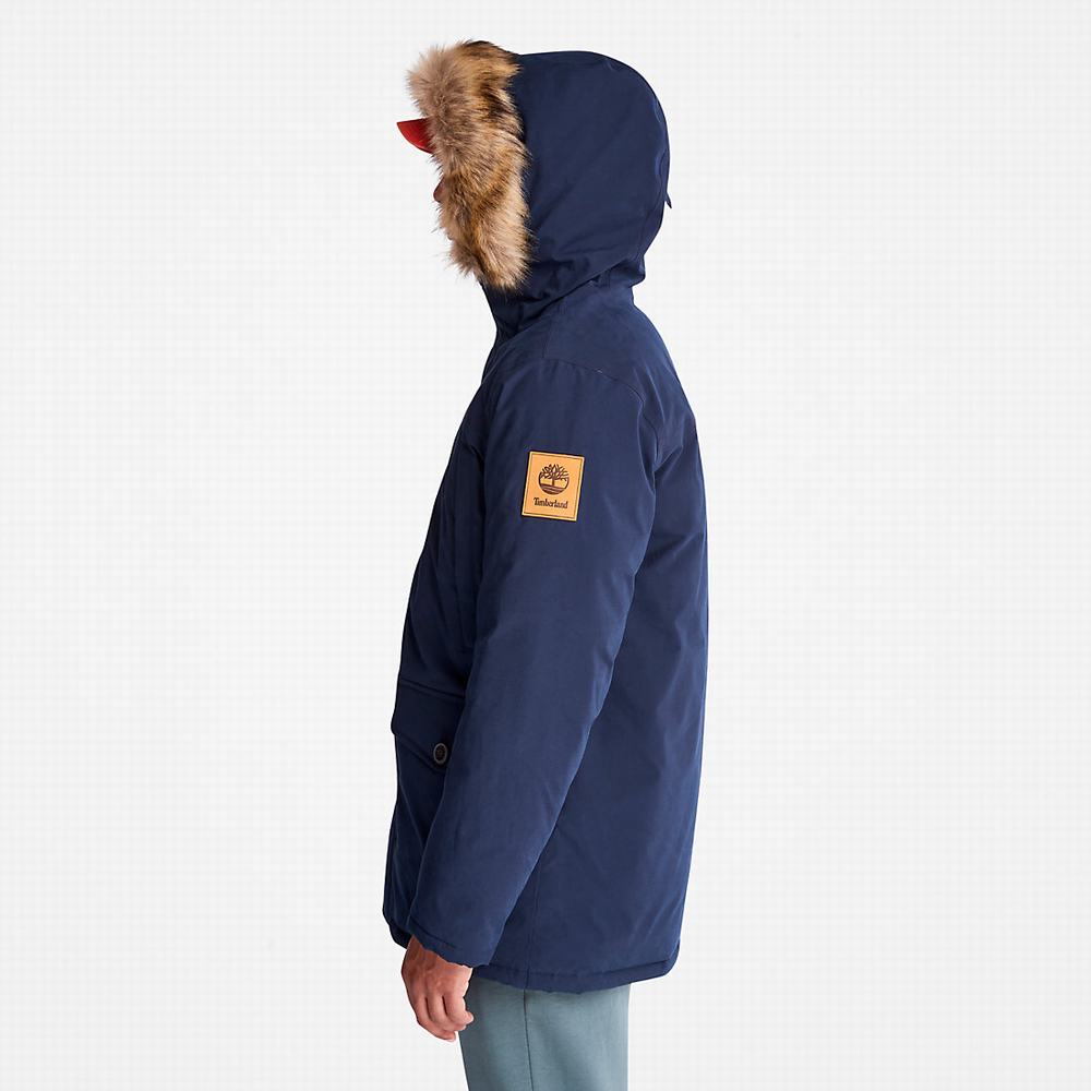 Timberland Boundary Peak Waterproof Insulated Parka Ceketler Erkek Lacivert | TR-2196G