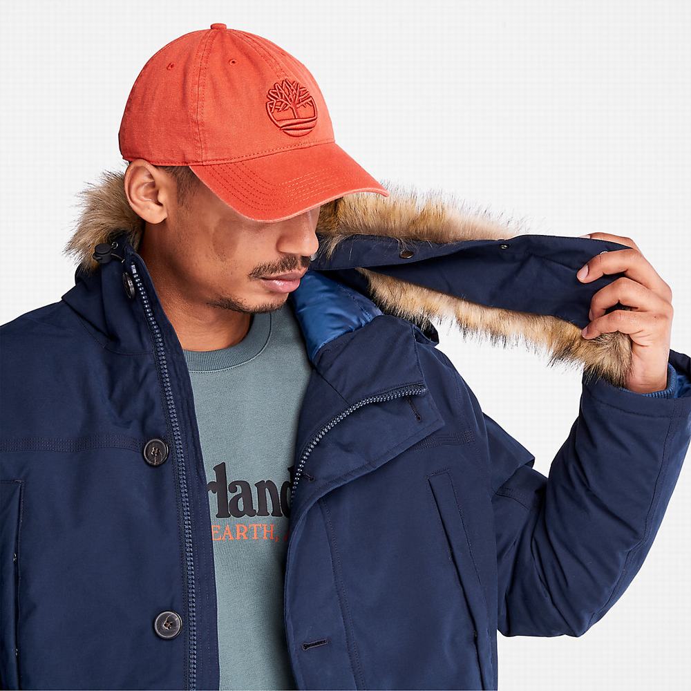 Timberland Boundary Peak Waterproof Insulated Parka Ceketler Erkek Lacivert | TR-2196G