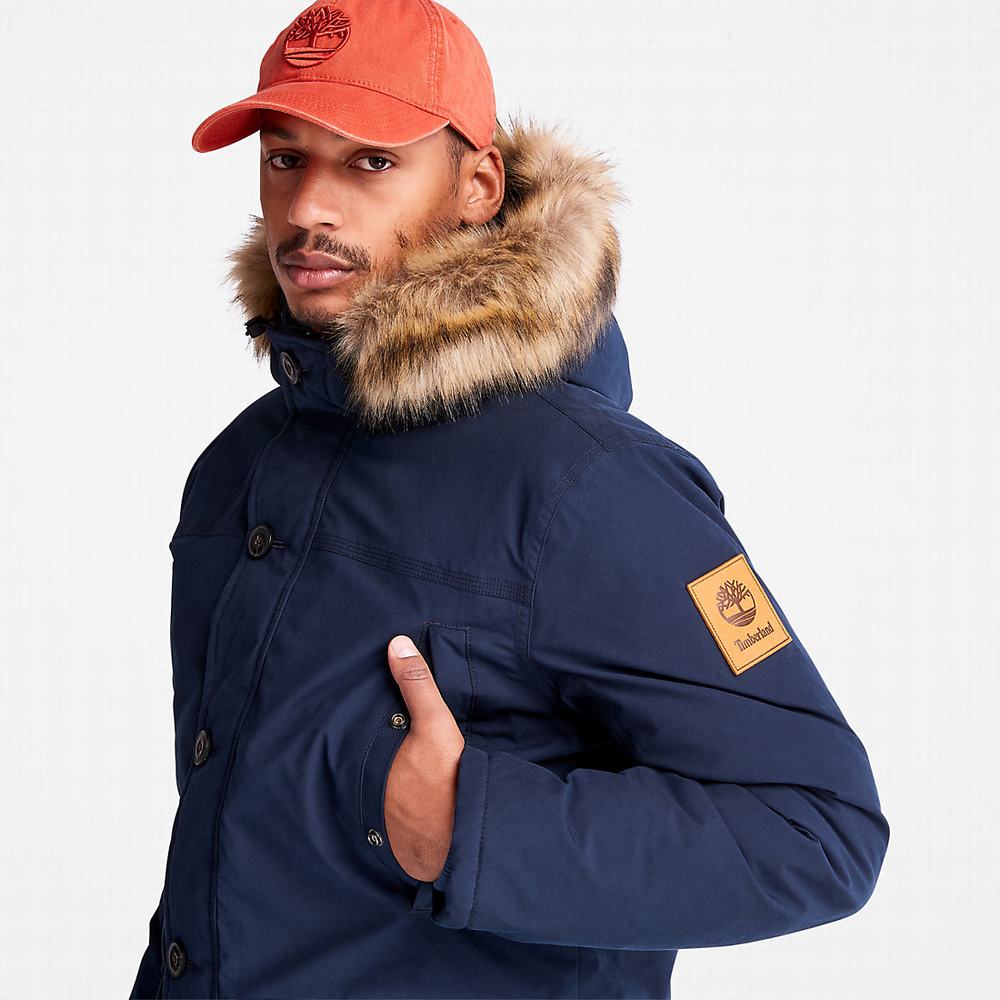 Timberland Boundary Peak Waterproof Insulated Parka Ceketler Erkek Lacivert | TR-2196G