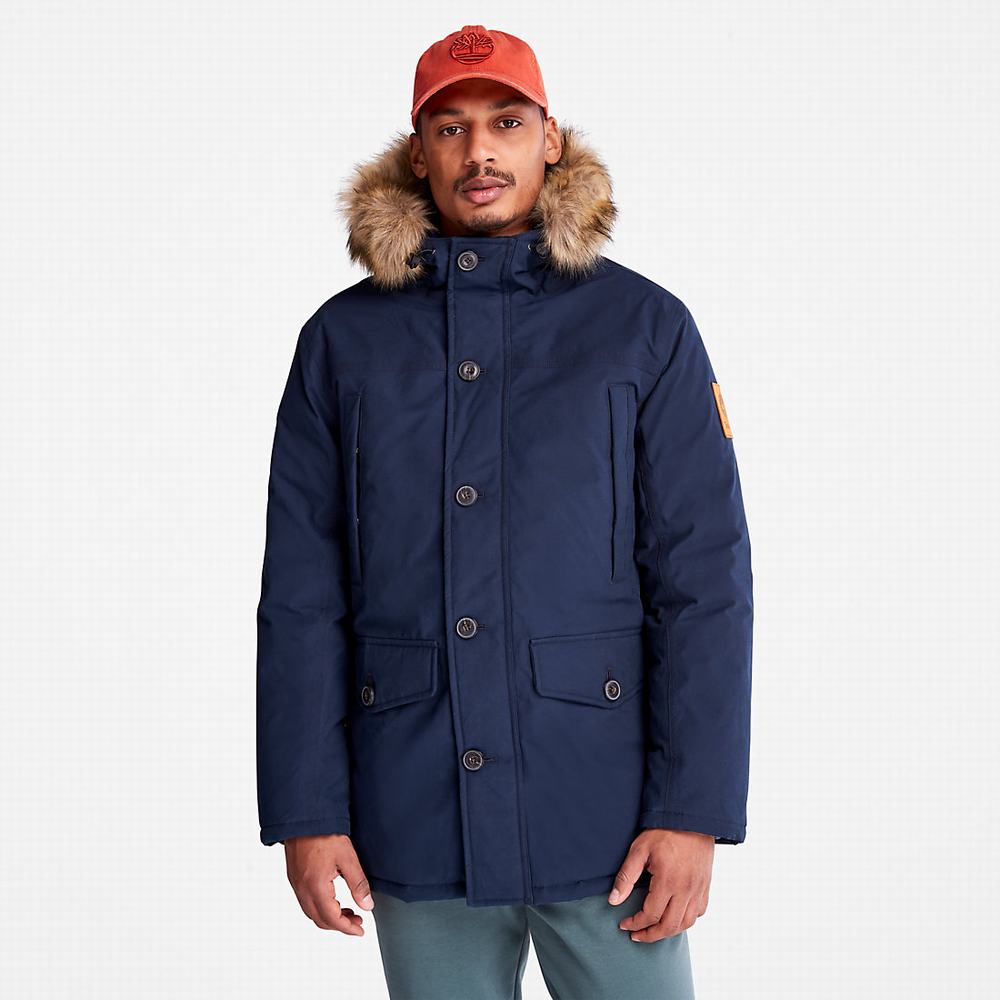 Timberland Boundary Peak Waterproof Insulated Parka Ceketler Erkek Lacivert | TR-2196G