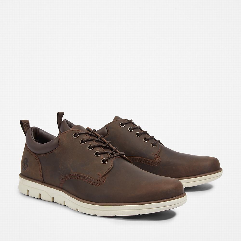 Timberland Bradstreet Leather Oxford Spor Ayakkabı Erkek Kahverengi | TR-2768G