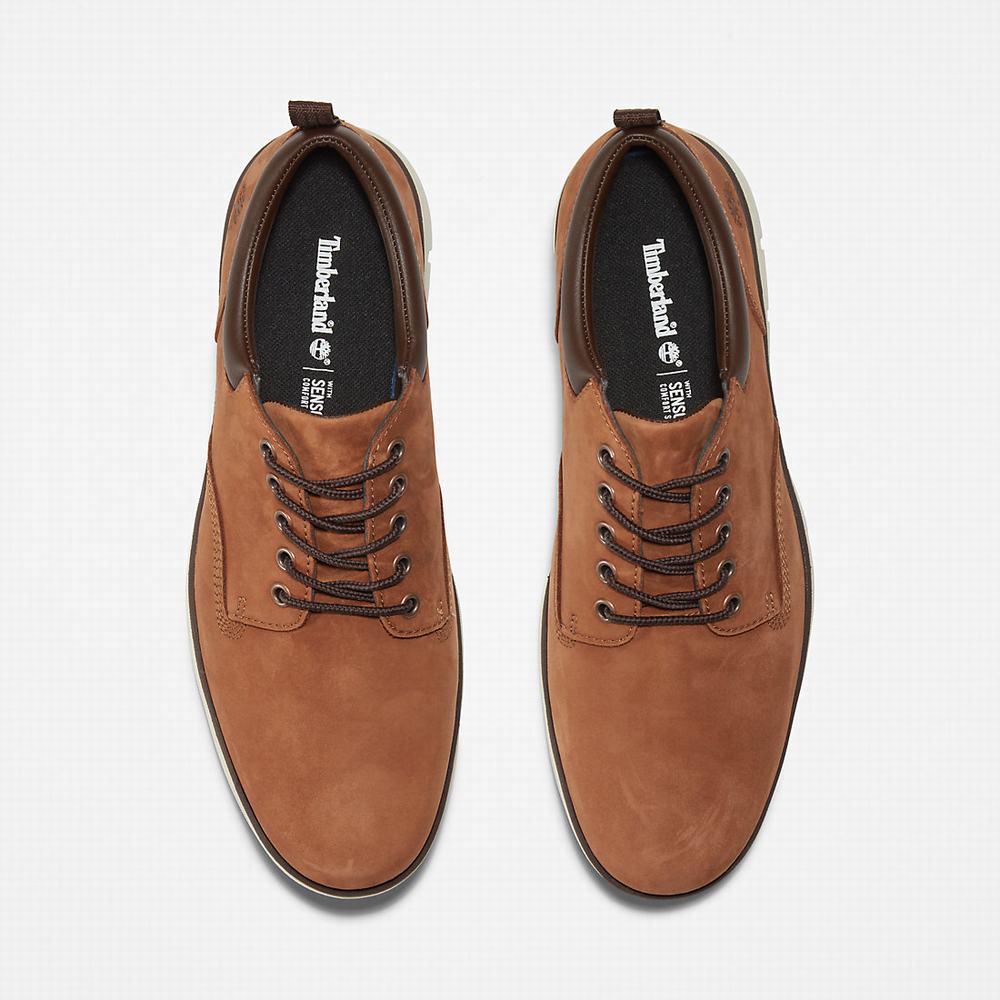 Timberland Bradstreet Leather Oxford Spor Ayakkabı Erkek Kahverengi | TR-9586F