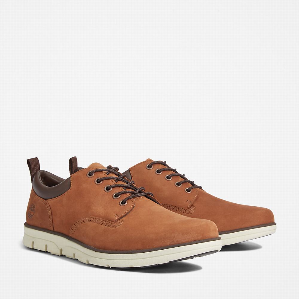 Timberland Bradstreet Leather Oxford Spor Ayakkabı Erkek Kahverengi | TR-9586F