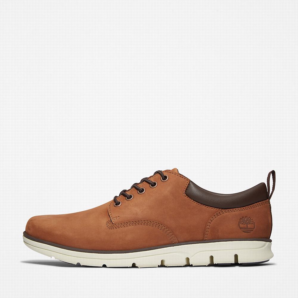 Timberland Bradstreet Leather Oxford Spor Ayakkabı Erkek Kahverengi | TR-9586F