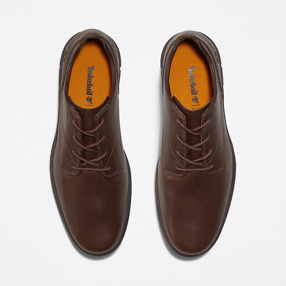 Timberland Bradstreet Plain Burunlu Oxford Ayakkabı Erkek Kahverengi | TR-1963J