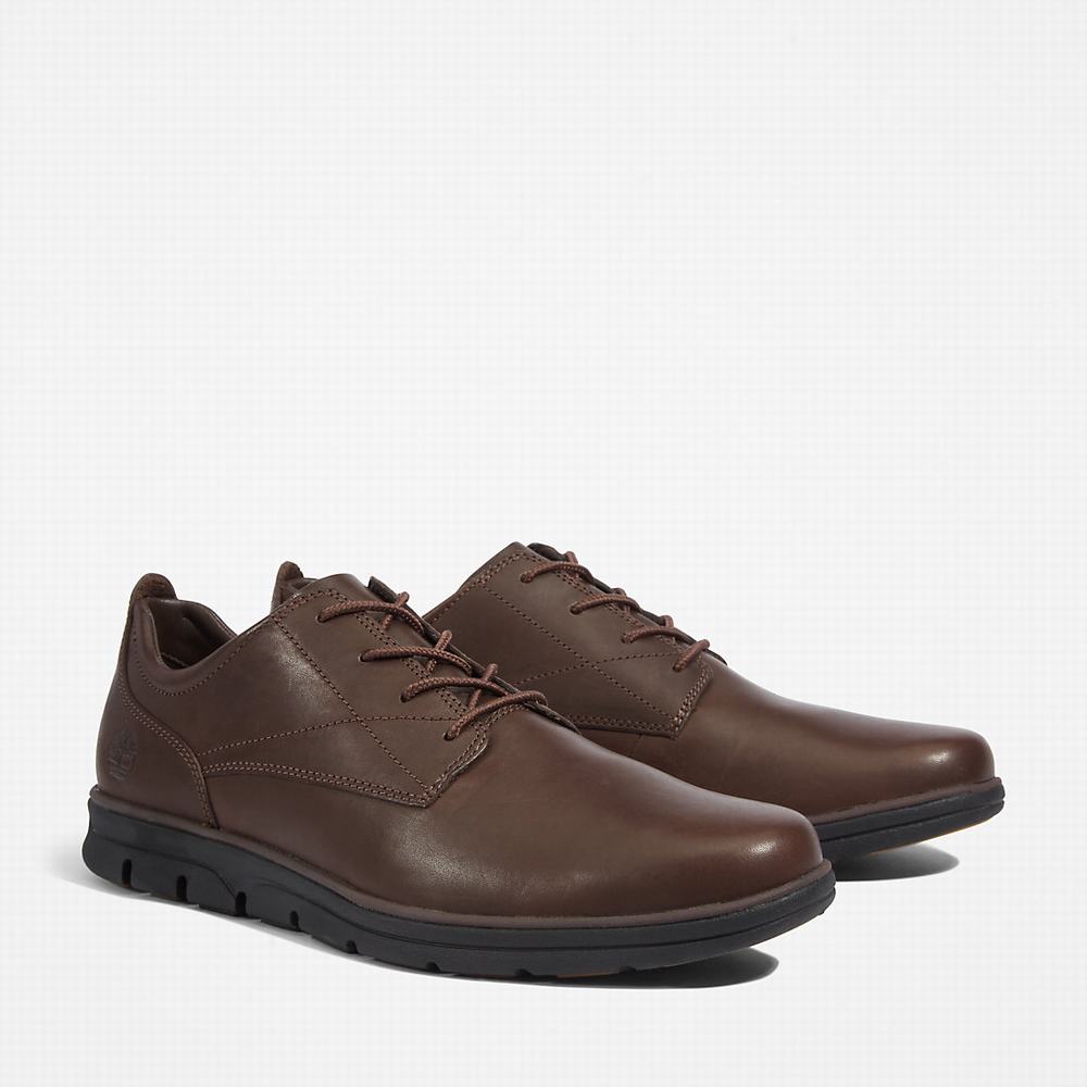 Timberland Bradstreet Plain Burunlu Oxford Ayakkabı Erkek Kahverengi | TR-1963J