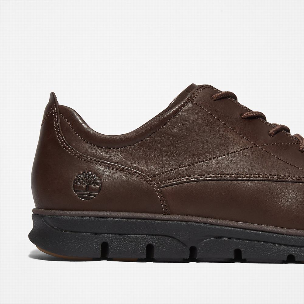 Timberland Bradstreet Plain Burunlu Oxford Ayakkabı Erkek Kahverengi | TR-1963J