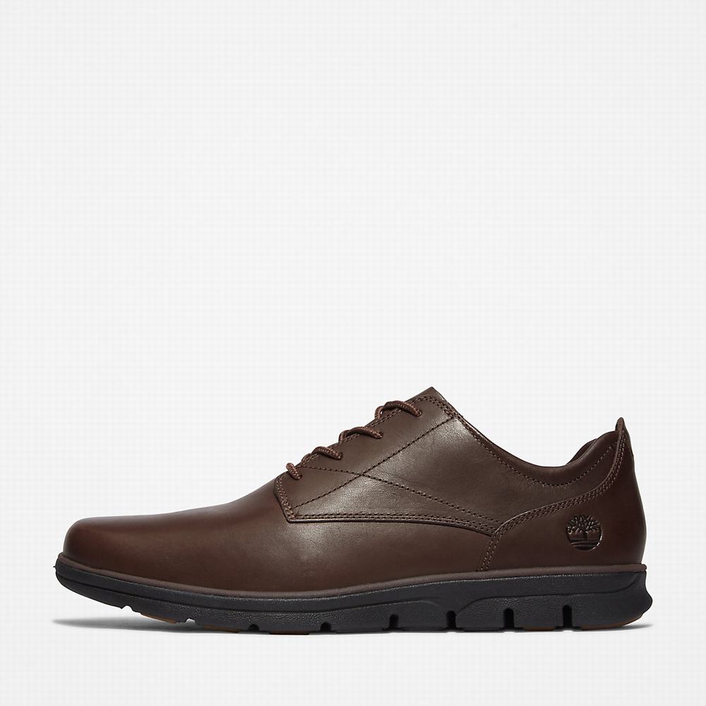 Timberland Bradstreet Plain Burunlu Oxford Ayakkabı Erkek Kahverengi | TR-1963J