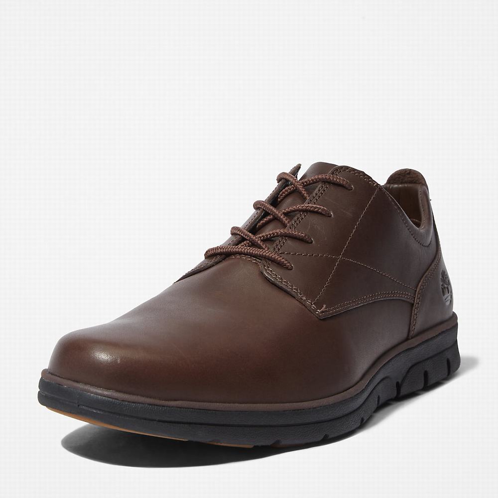 Timberland Bradstreet Plain Burunlu Oxford Ayakkabı Erkek Kahverengi | TR-1963J